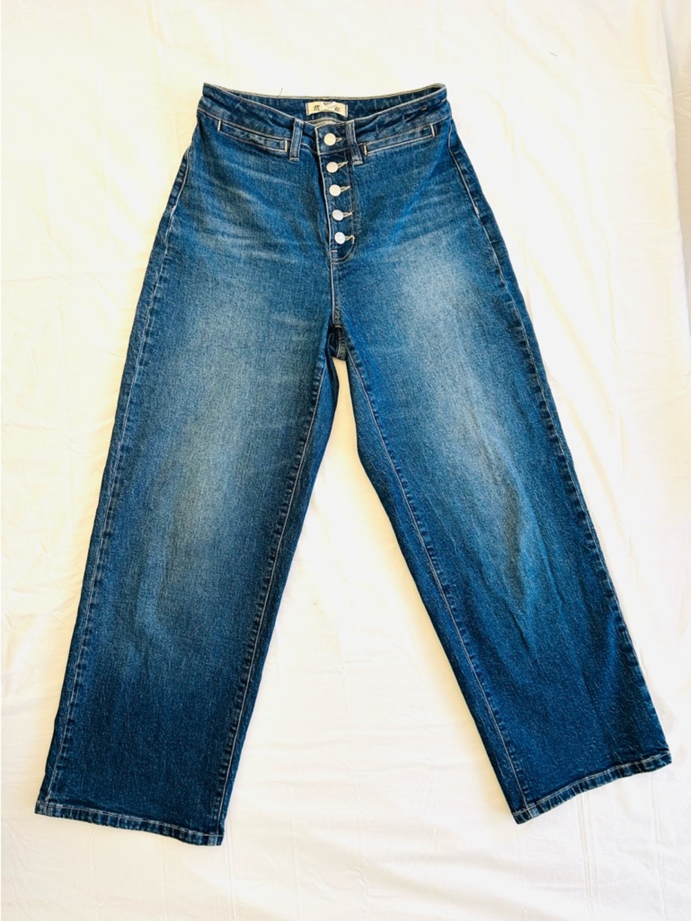 Madewell The Curvy Perfect Vintage Wide-Leg Jeans